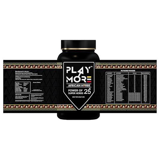 Herbal Deck Play MORE Powder for Men – African Herbal Formula | Boost Energy, Stamina, Vitality & Immunity | Supports Reproductive Health Naturally  |