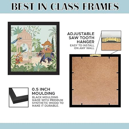 Rousrie Framed Art Painting For Home, Living Room, Hall | Traditional Paintings With Frame For Home Decor (Rajasthani)