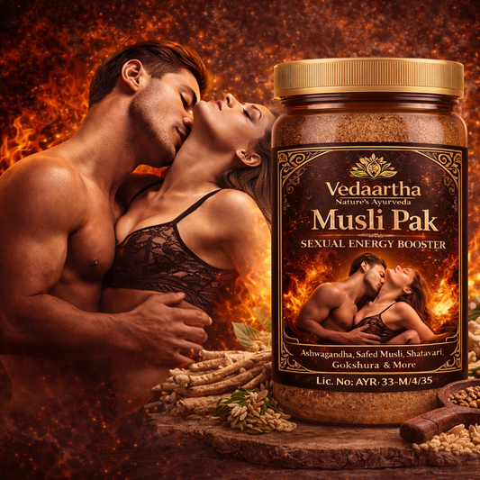 Vedaartha Musli Pak | Ayurvedic Herbal Vitality & Stamina Support for Men | Natural Energy Formula