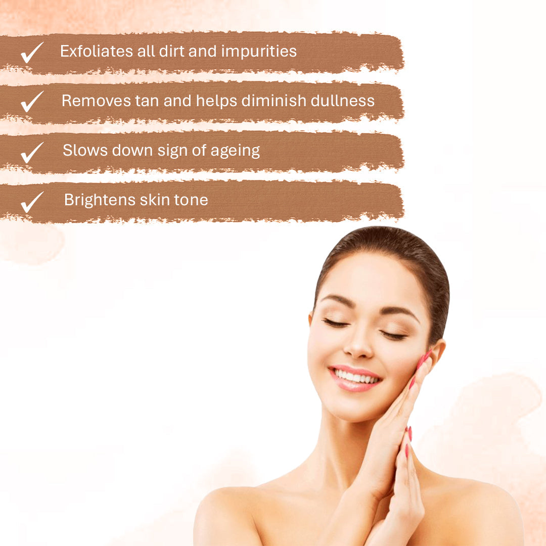 Oneway Happiness Australian Coffee Face Scrub with Salicylic Acid & Australian Coffee Extract for Removing Dark Spot & Dead skin 100GM | BUY 1 GET 1 FREE |