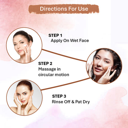 Oneway Happiness Detan Face Scrub with Tea Tree & Turmeric for Removing Tanning and Dullness 100GM | BUY 1 GET 1 FREE |