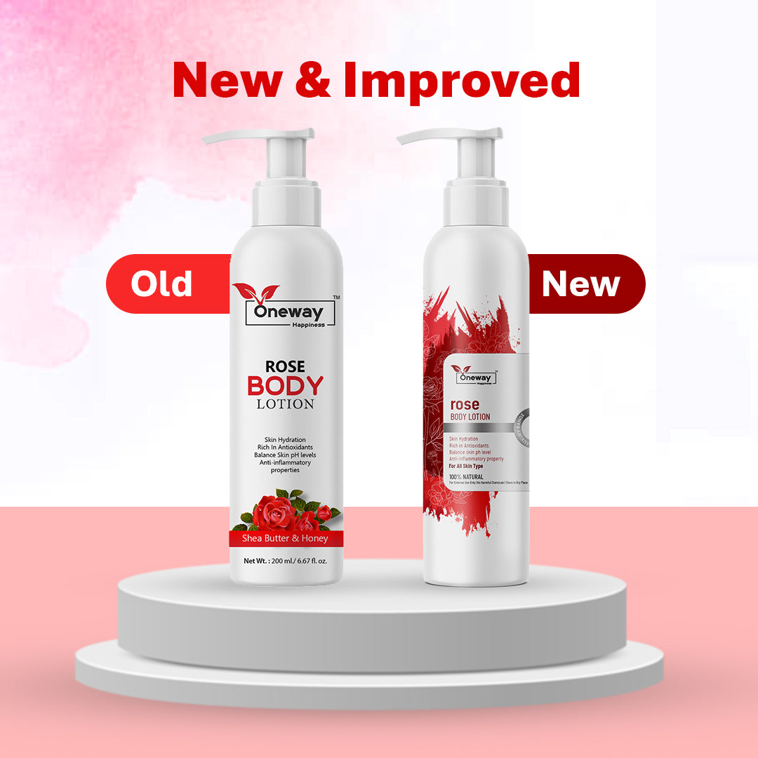 Hydrating Body Lotion with Vitamin C & Rose – 200ml Each
