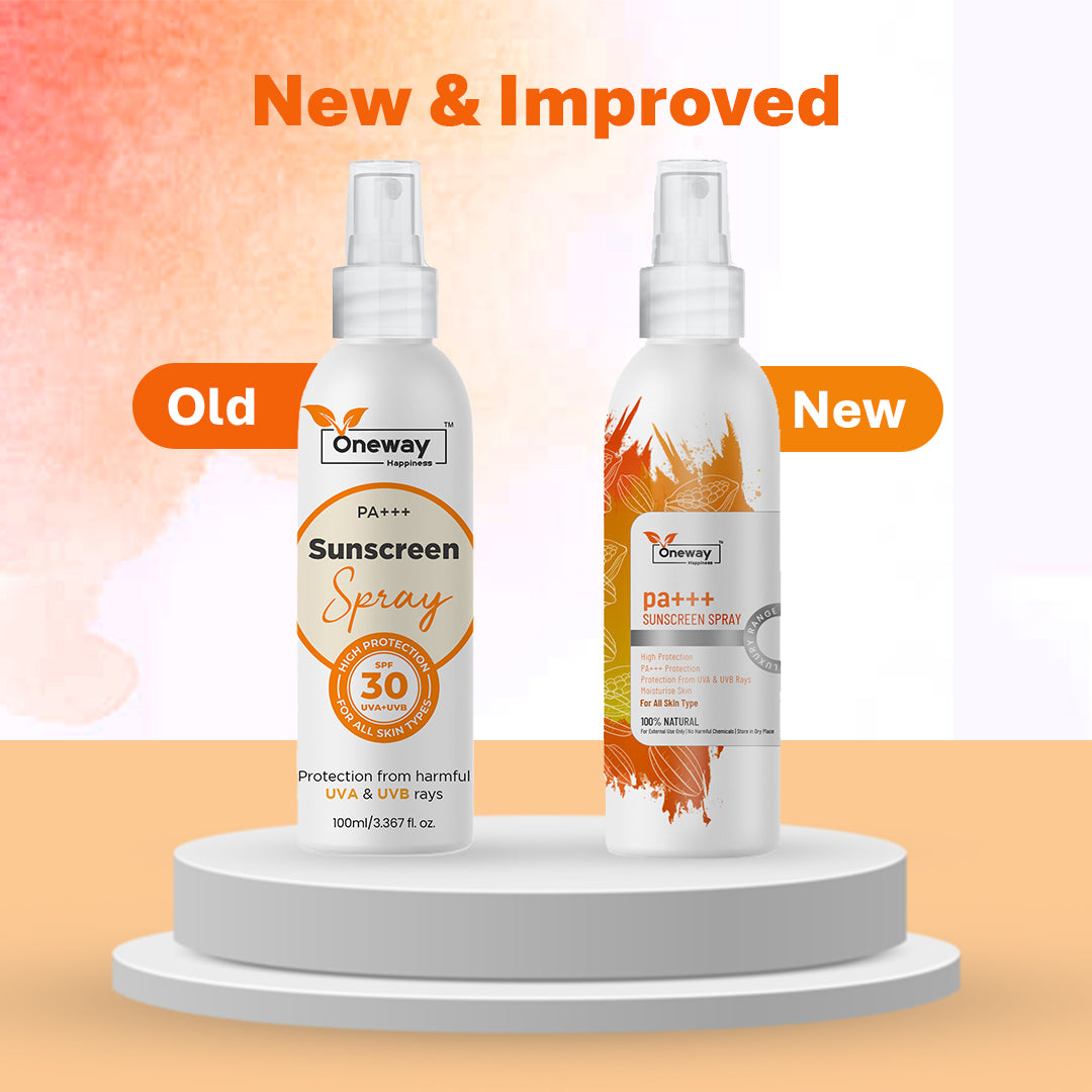 Oneway Happiness SPF 30 Sunscreen Spray with Vitamin C & E 100ML | BUY 1 GET 1 FREE |