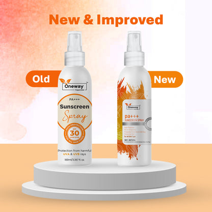 Oneway Happiness SPF 30 Sunscreen Spray with Vitamin C & E 100ML | BUY 1 GET 1 FREE |