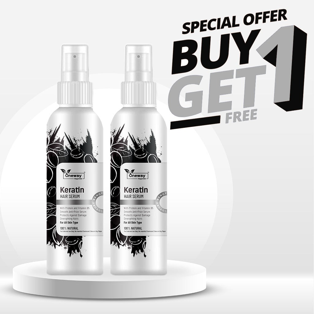 Silky Way – Keratin Hair Serum by Oneway Happiness 100ml | BUY 1 GET 1 FREE |